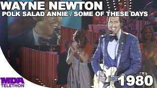 Wayne Newton - Polk Salad Annie & Some of These Days | 1980 | MDA Telethon