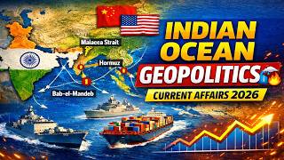 Geopolitics of the Indian Ocean Explained | Current Affairs 2026 | IR + Economy for UPSC | #upsc