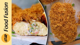 New Chicken Floss Bread Recipe by Food Fusion