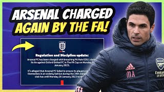 🚨 Arsenal hit with a SECOND CHARGE in a week!