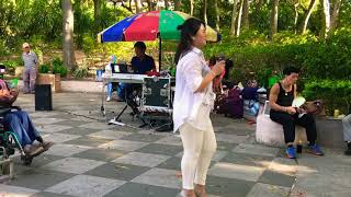 都是你的错 若妍 屯门公园表演  旺角菜街艺人singing 演唱时间 2018 年 5  月27  日  上传时间2018年6月6日