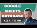 Google Sheets Database with Python Web Scraping