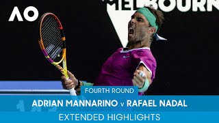 Adrian Mannarino v Rafael Nadal Extended Highlights (4R) | Australian Open 2022