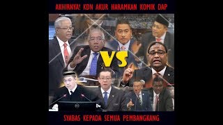 Akhirnya! KDN Akur Haramkan Komik DAP. Syabas! Pembangkang