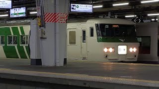 【185系で行く品川⇔伊豆急下田 日帰りの旅】JR 185系200番台B6編成 9557M 団臨 伊豆急下田行 品川駅発車！