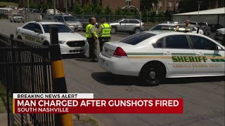 Man charged after gunshots fired as Davidson County deputies attempt to serve warrant