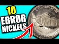 10 ERROR NICKELS WORTH MONEY - RARE AND EXPENSIVE COINS!!