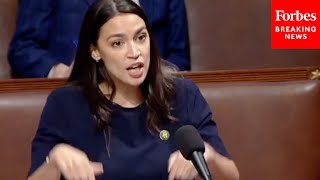 'How Ironic It Is...': AOC Flays GOP In Searing House Floor Speech Against Rein In Inflation Act