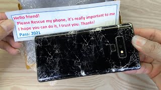 Restore Galaxy Note 9 Cracked - Restoration Destroyed Phone