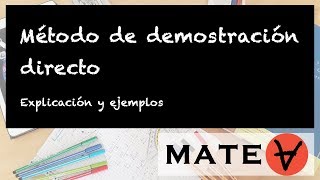 Método de demostración directo