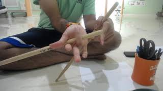 HSS Ghosh: Holding positions of saarika(sticks) for aanak(snare drum/side drum)