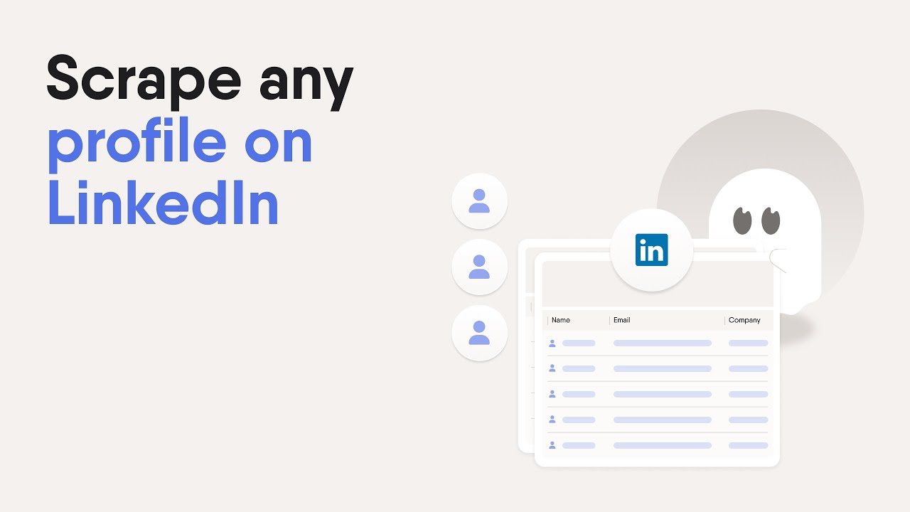 LinkedIn Profile Scraper - Scrape Data From Any LinkedIn Profile - YouTube