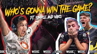 Who's gonna win the game? ft. s1mple and NiKo