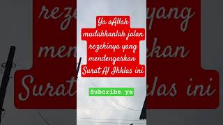 Semoga lancar rezekinya yang mendengarkan ini #shortvidio  #alihklas  #fyp #viral #short #doa