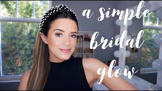 Simple Glowing Bridal Makeup