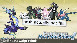 CALM MIND Miraidon Is An INSANE WALLBREAKER (pokemon showdown)