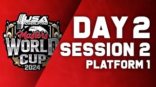 2024 USAPL Master's World Cup  |  Day 2 - Session 2 - Platform 1