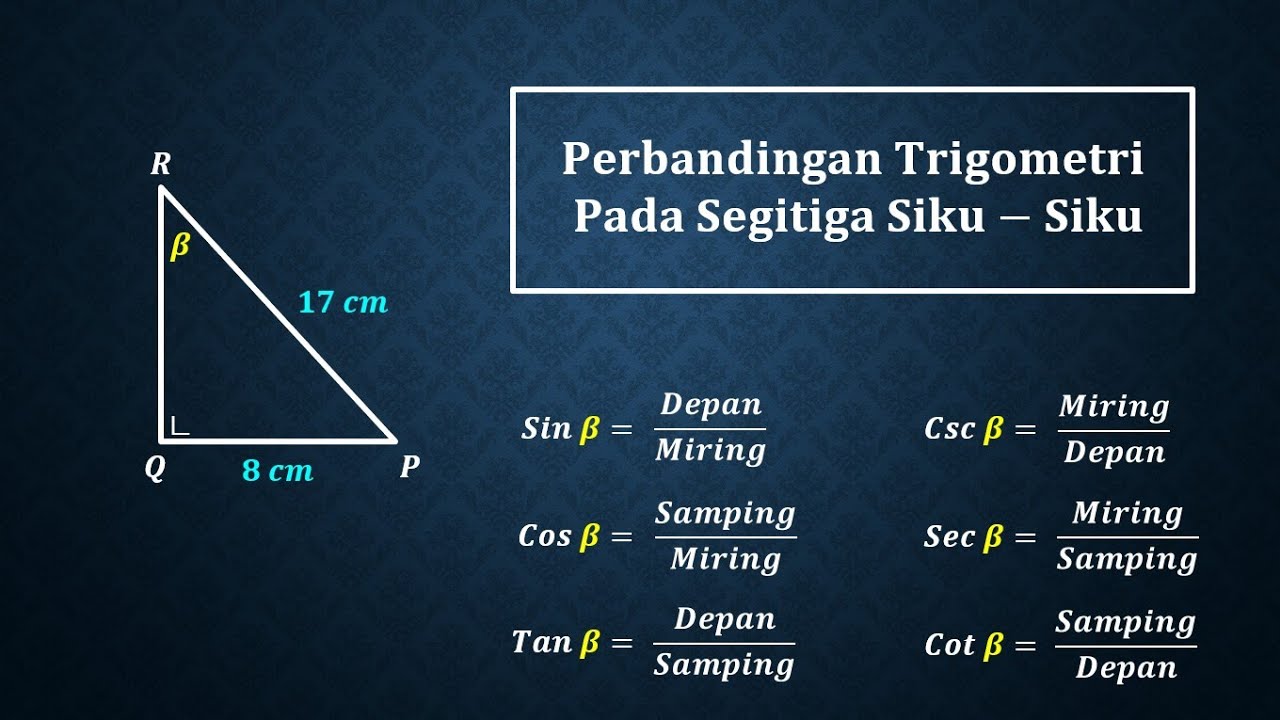 Rumus Identitas Trigonometri Contoh Soal Dan Pembuktian (Mudah Dan Lengkap)