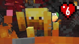 Going Down In A Blaze Of Glory... Twice - Minecraft Survival PART 6 | No Commentary