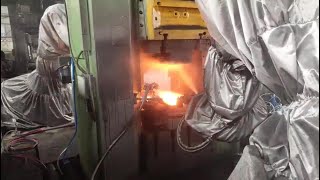 Die forging automation line for forging flanges #forging #automation