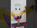 rainbow spongebob 🌈done artwork short arte viralshorts satisfying nickelodeon rainbow satisfying