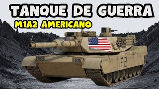 O funcionamento de um TANQUE DE GUERRA AMERICANO M1A2