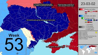 Week 53: Year 2 of the Russian Invasion of Ukraine (New Map)