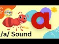 Jolly Phonics a sound.  /a/-/a/! Ants on my arm./a/-/a/! Ants on my arm.