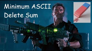 Minimum AscII Delete Sum for Two Strings - LeetCode 712 - Python - DP - Memoization