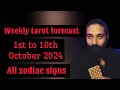 Weekly tarot forecast 🔮 1st to 10th October 2024 | all zodiac signs ✨| #tarot #2024 #fyp #foryou