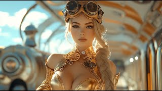 Steampunk Sky City | AI Short