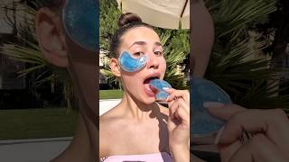EDIBLE MAKEUP 🤯💄Fake or real?🤔#skincareroutine #asmrsounds #summer #review #makeup #beauty