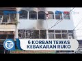 6 Jenazah yang Jadi Korban Kebakaran di Tambora Dibawa ke RS Polri Kramat Jati