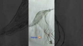 First time I draw a horse 🐴!! amazing! #shorts #ytshorts #ytshorts #viral #shortvideo #horse