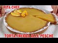 TORTA FREDDA ALLE PESCHE🍑RITA CHEF | Duplice consistenza, super golosa.