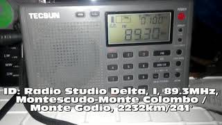 16.06.2019 05:01UTC, [Es], Studio Delta, I, 89.3MHz, 2232km