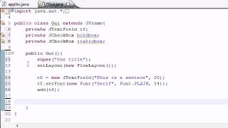 Java Programming Tutorial 64 JCheckBox
