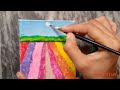 cherry blossom multi colour painting tutorial ( zuni art)