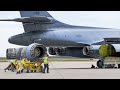 Changing Monstrously Powerful Engines of the Gigantic US B1 Lancer Bomber