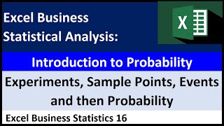 Excel Statistical Analysis 16: Introduction to Probability. Power Query & Pivot Table Example too