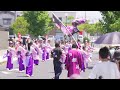 4k 商姫連 ひびき　斐川だんだんよさこい祭 2023　グリーンタウンパレード会場