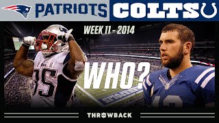 Most UNEXPECTED RB Breakout Game! (Patriots vs. Colts 2014, Week 11)