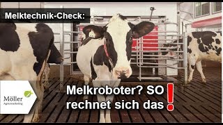 Automatisiertes Melken - Lely Melkroboter im Landwirt.com Bericht | Melkroboter Vergleich der Kosten