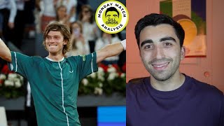 Rublev Rebounds to Beat Auger-Aliassime and Win Madrid | Monday Match Analysis