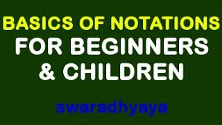 Basics of Notation for beginners - Part 1 Keyboard / piano