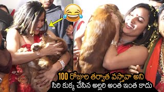 Bigg Boss 5 Siri CUTE Moments With Her Pet Dog After Coming From BB House | Shanmukh | News Buzz