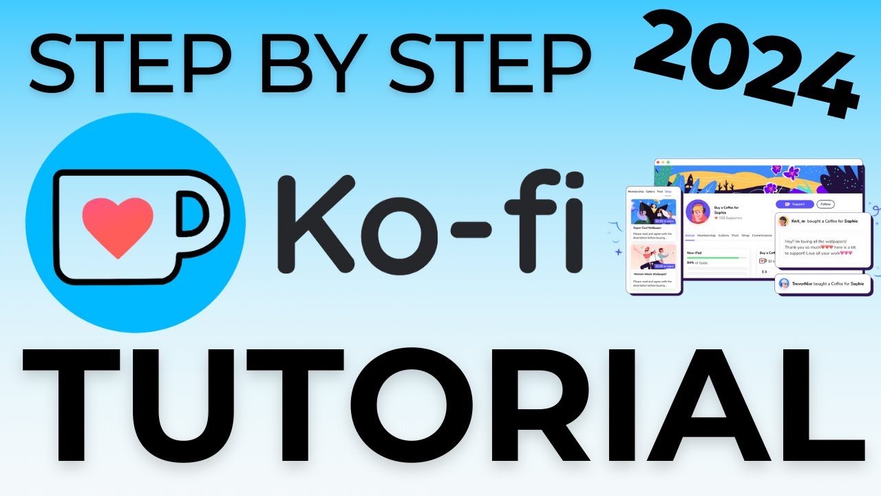 How To Sell Digital Products On Ko Fi For Free Step By Step Youtube