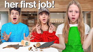 My First Job at Brent Rivera and Lexi in 24 HOURS