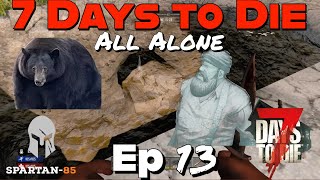 7 Days to Die - All Alone - Episode 13 - (Cave exploring) Xbox One - Playstation - Console Version
