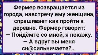 Как Фермер Хотел Показать Женщине Дорогу! Большой Сборник Свежих Смешных Жизненных Анекдотов!